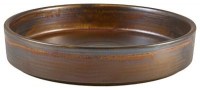 Rustic Copper Terra Presentation Bowl